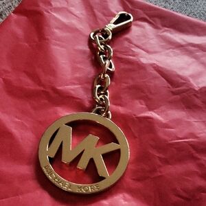 Michael Kors Gold Logo Keychain